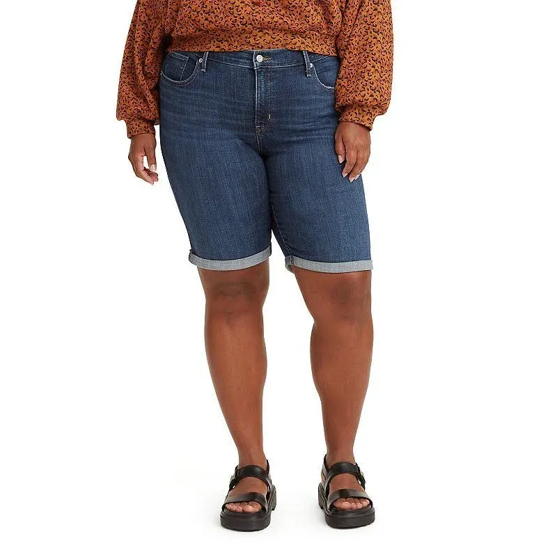 Trendy Plus Size Classic Bermuda Shorts