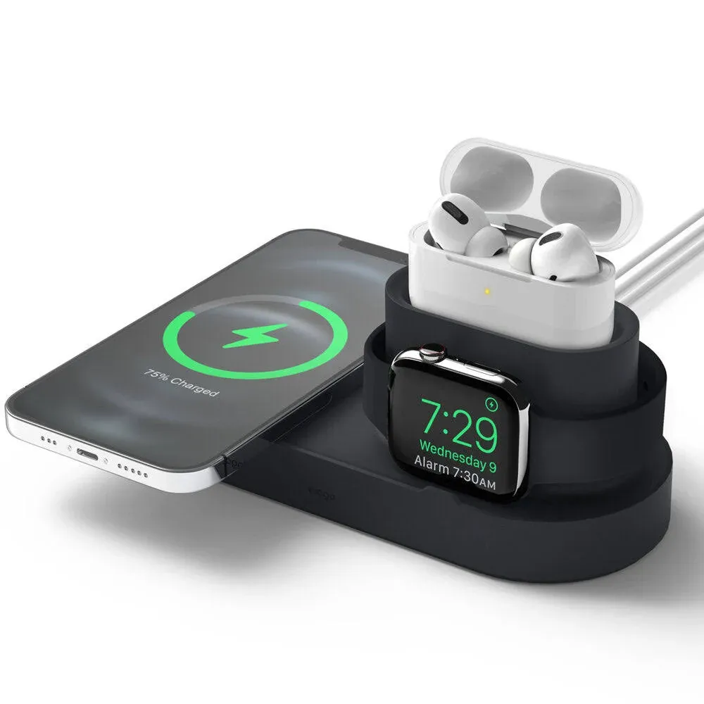 elago Apple Stand - Shop MS MagSafe Charging Hub Trio Black