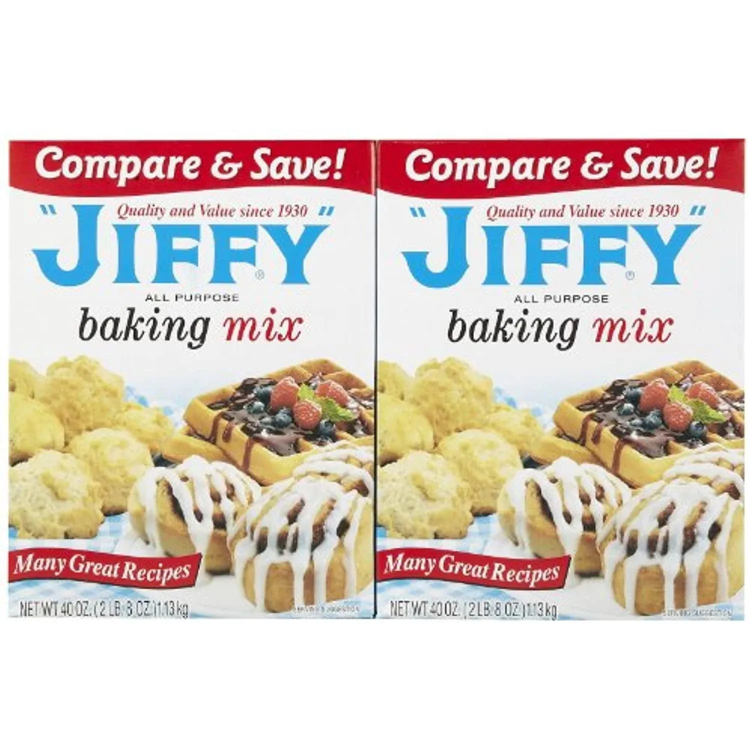 Jiffy Baking Mix - 40 oz - 2 PK, Size: One Size