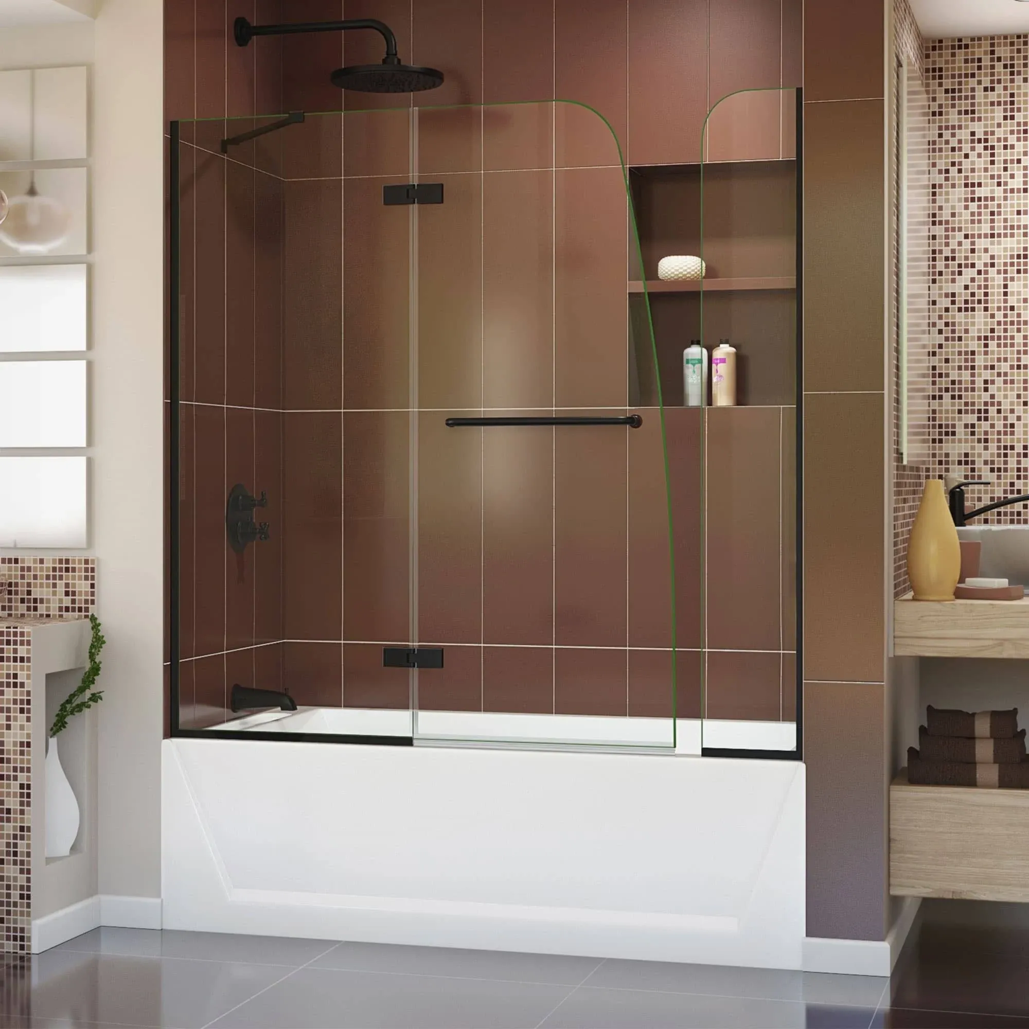 DreamLine Aqua Ultra 48x58 Hinged Tub Door - Contemporary - Tub And Shower Parts - by Kolibri Decor | Houzz