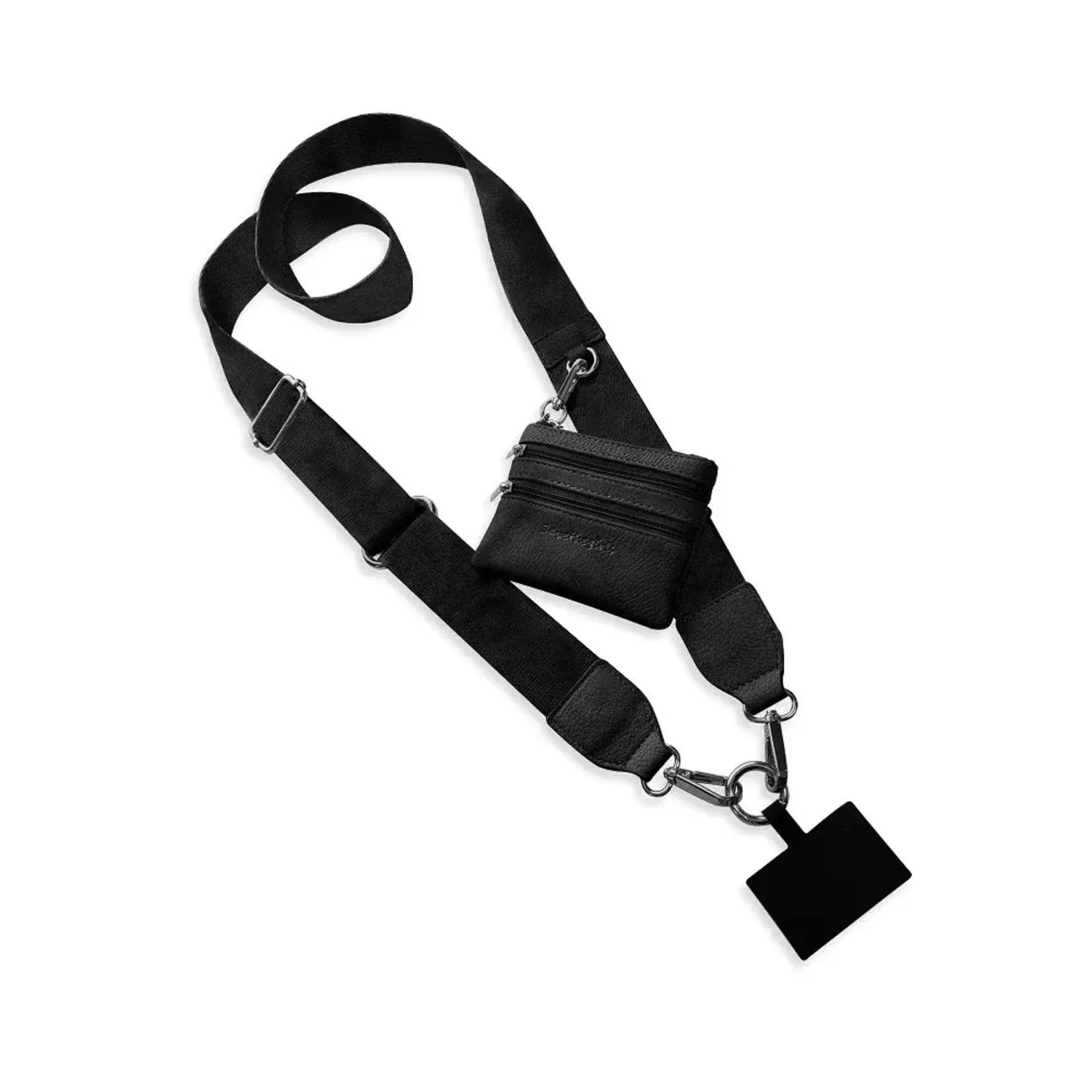 Clip & Go Crossbody Strap with Zippered Pouch