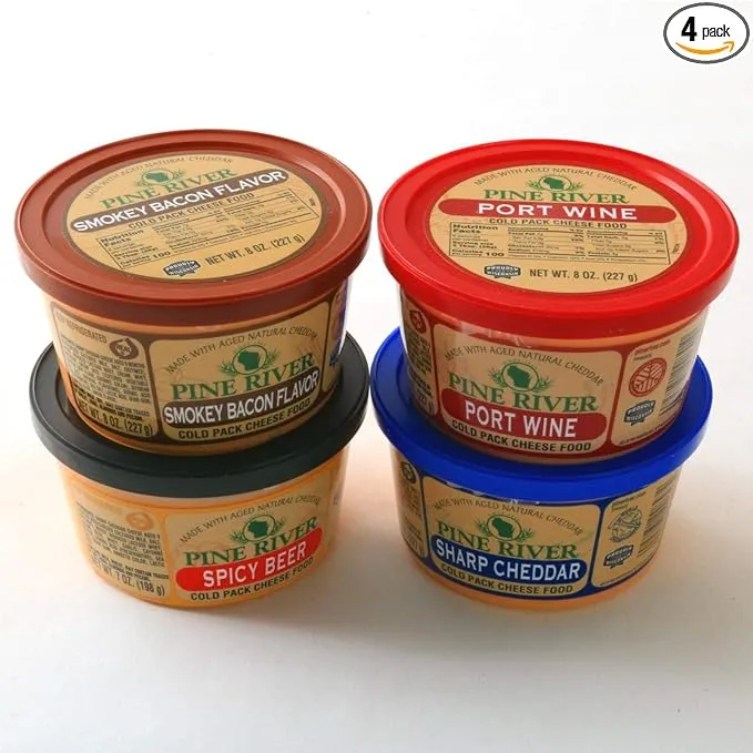 Cheese Spread Variety - 4 Pack