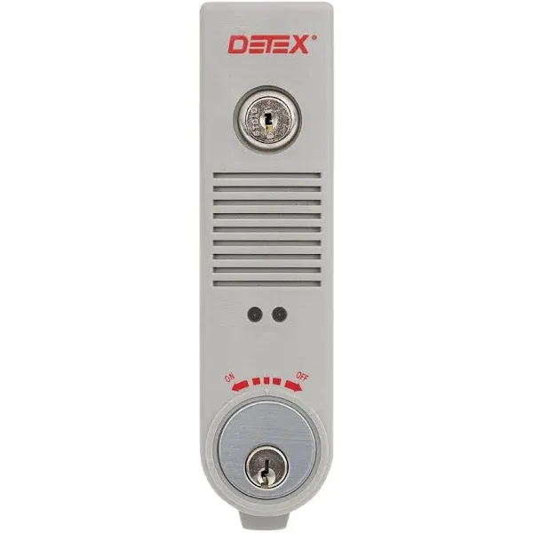 Detex - EAX-500 - Detex EAX-500 Security Alarm - 9 V DC - 100 dB - Audible, Visual