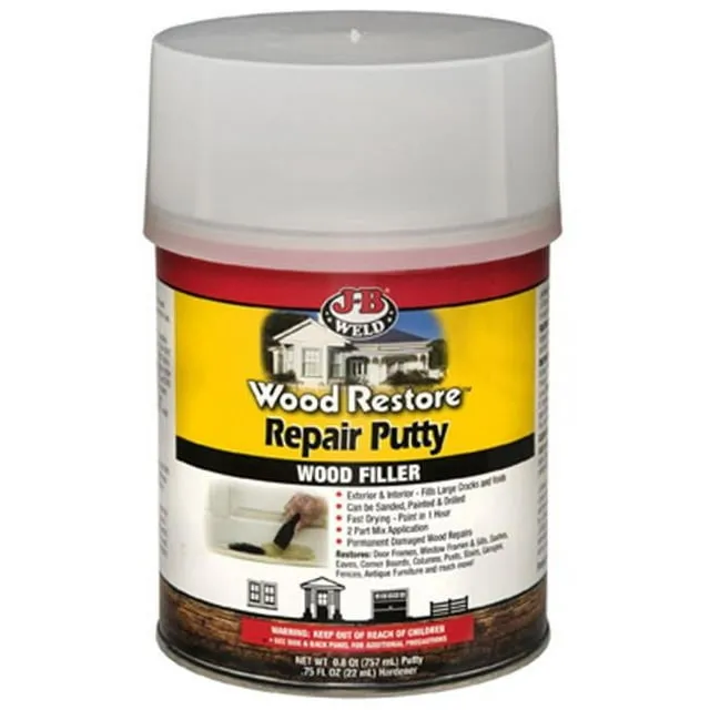 J-B Weld 40004 Wood Restore Repair Putty - 757mL