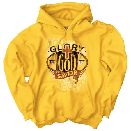 Jesus Hoodies Sweat Shirts Sweatshirts Glory Be To God Christian Religious Gift