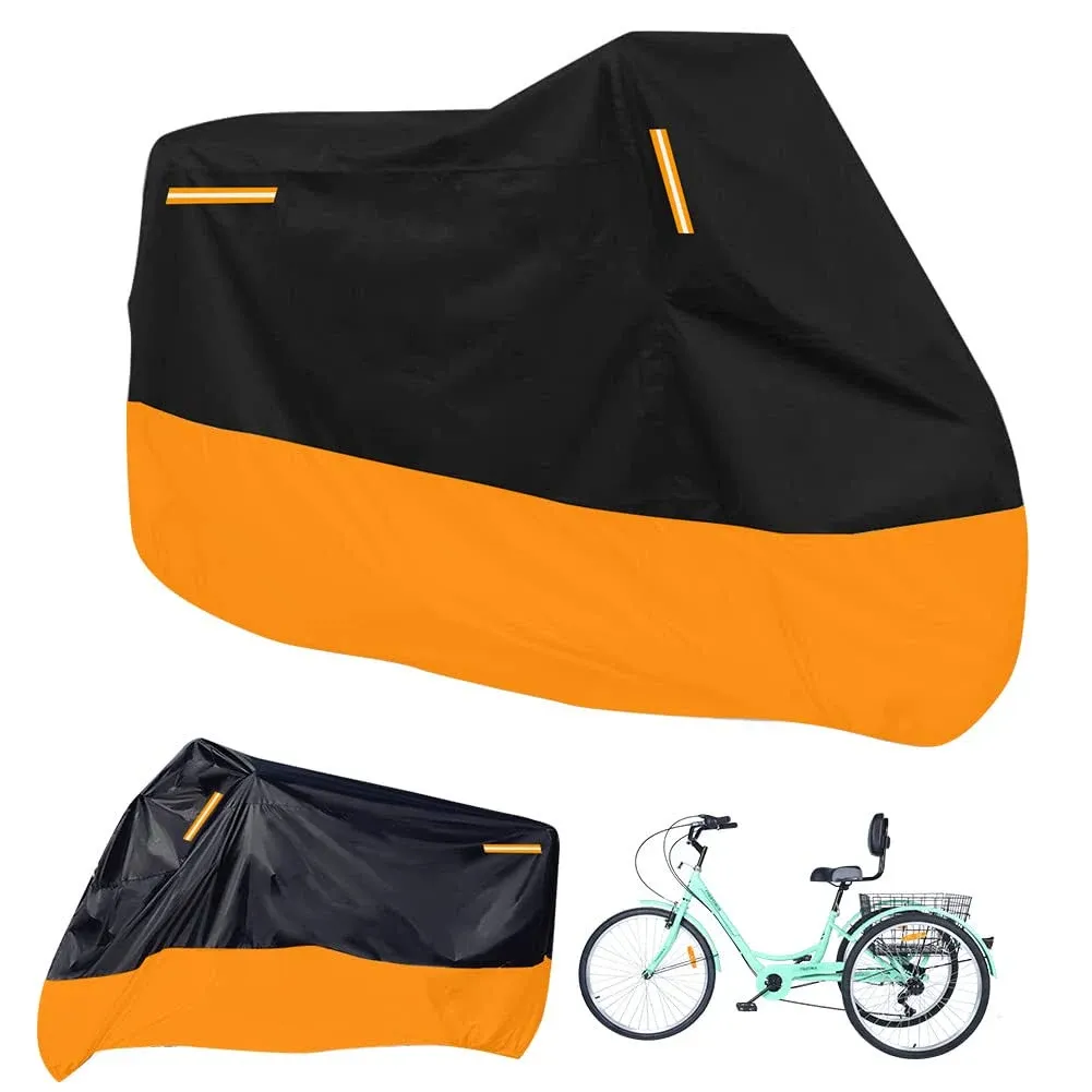 Premium Adult Tricycle Cover Fit All 3-Wheel Bike or Motorcycles Outdoor and ...