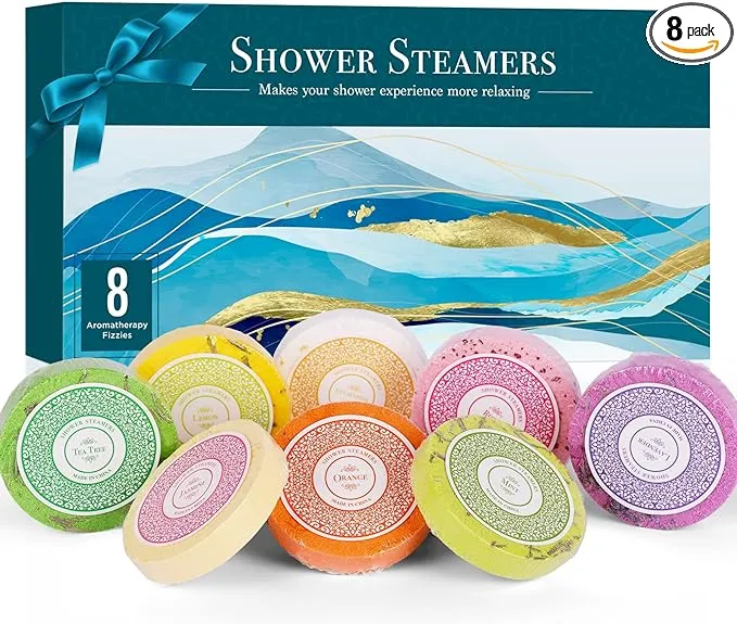 Shower Steamers Aromatherapy 8 Pack Bath Bombs Essential Oil Self Care Mother&#039;S