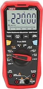 UNI-T UT61E+ 1000V 20A Digital Multimeter 22000 Counts Display NCV hFE Auto Range True RMS AC/DC Voltage Current Resistance Capacitance Tester