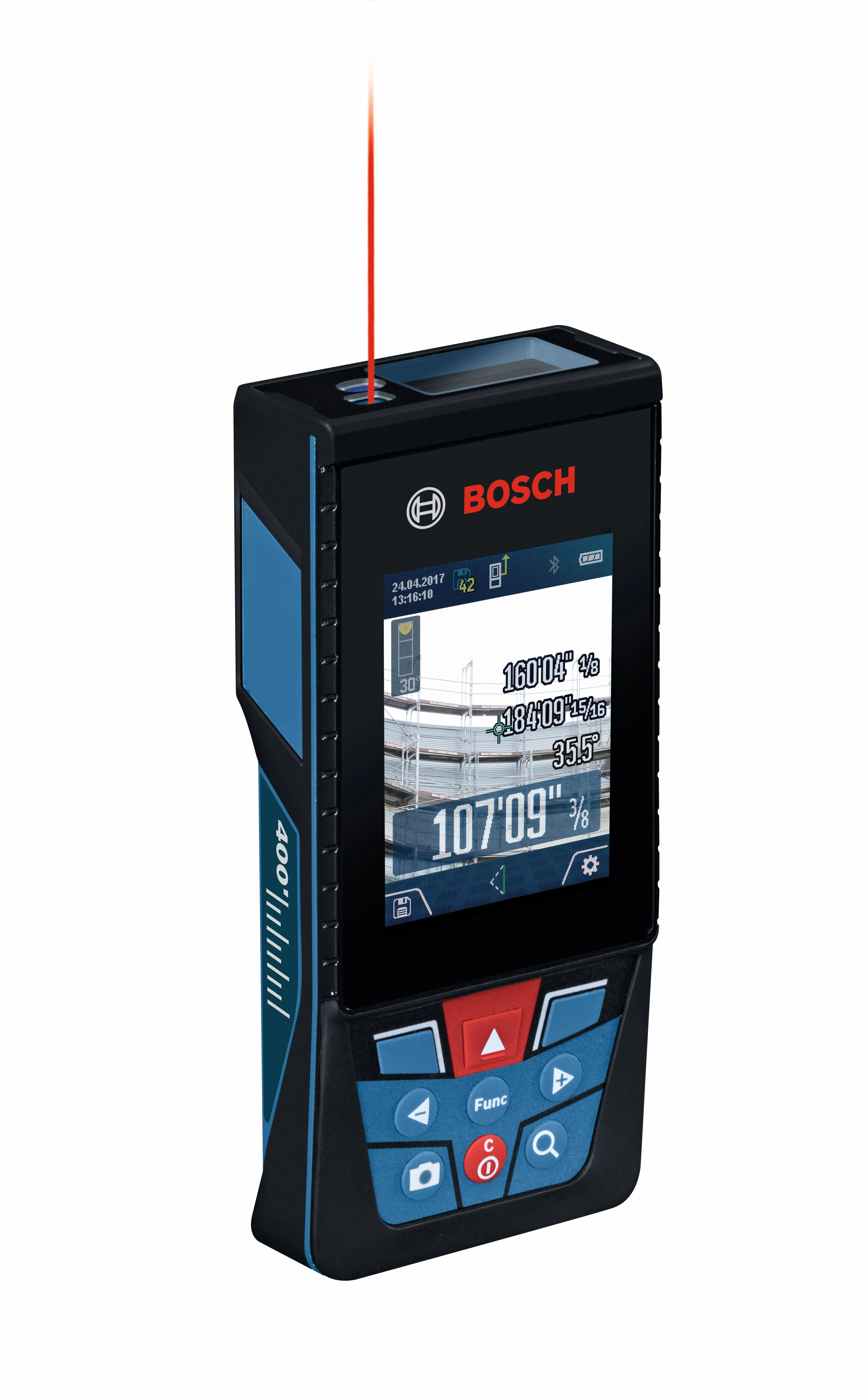 Bosch GLM400CL BLAZE Outdoor 400 Ft Laser Measure with Camera