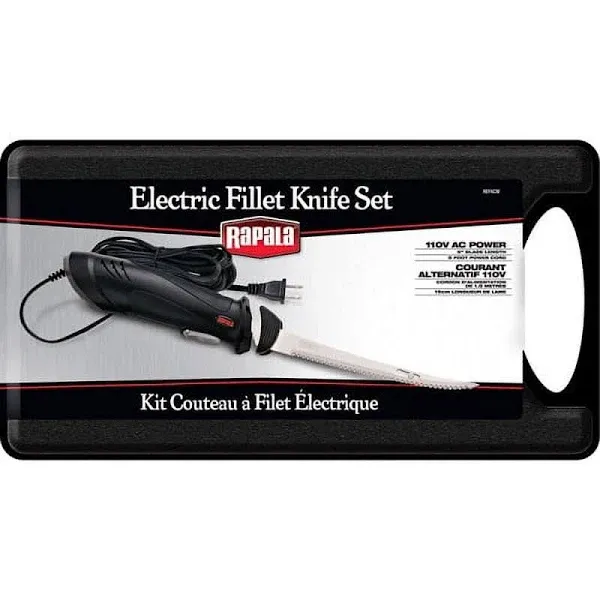 New Tournament C Electric Fishing Fillet Knife Set 110v AC power 6&#034; Blade REFACW