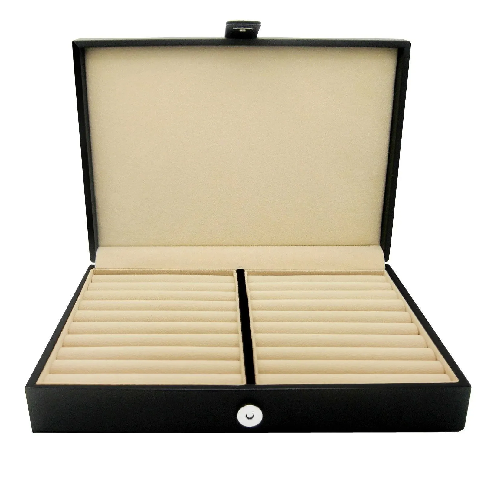 Honey Bear /Women&#039;S Cufflinks Jewelry Box - Faux Leather Display Case Storage Or