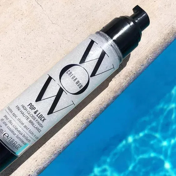 COLOR WOW Pop + Lock Frizz Control Serum: Prevent Color Fade, Seal Split Ends, and Add Gloss - Get Silky, Shiny Hair!