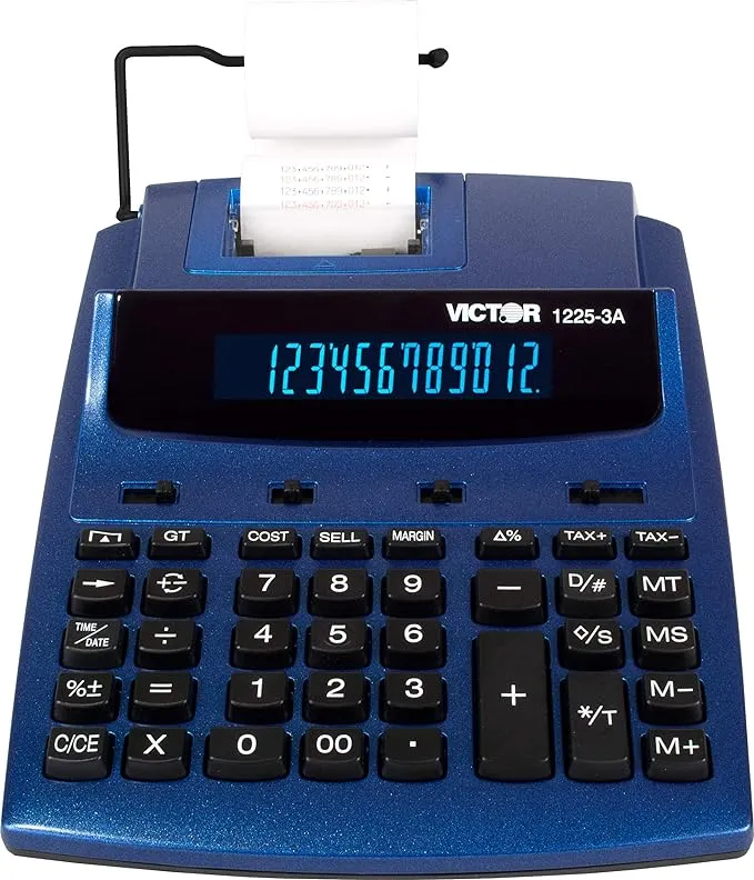 Victor 1225-3A 12 Digit Commercial Printing CalculatorVictor 1225-3A 12 Digit Commercial Printing Calcula…