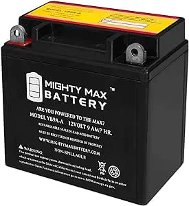 YB9A-A 12V 9AH Battery Replacement for Suzuki LT160 E QuadRunner 2003