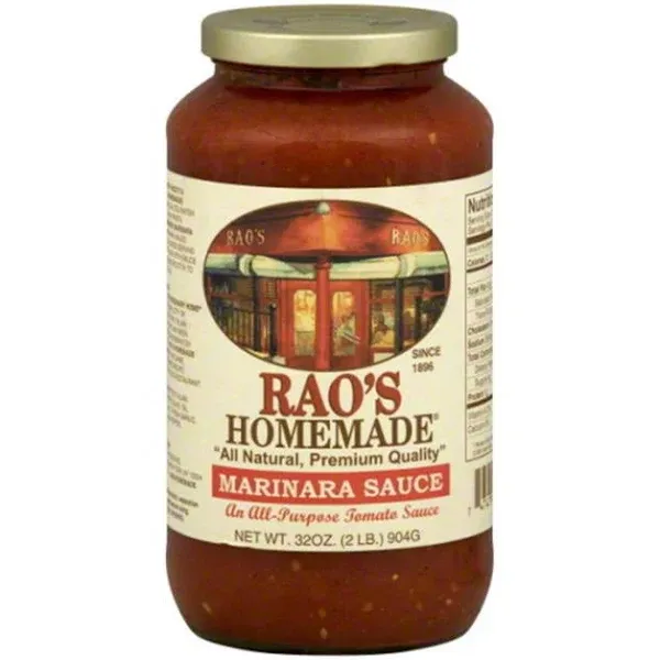 Rao S Homemade Marinara Sauce 24 Ounce, 24 Ounce, 12 per Case