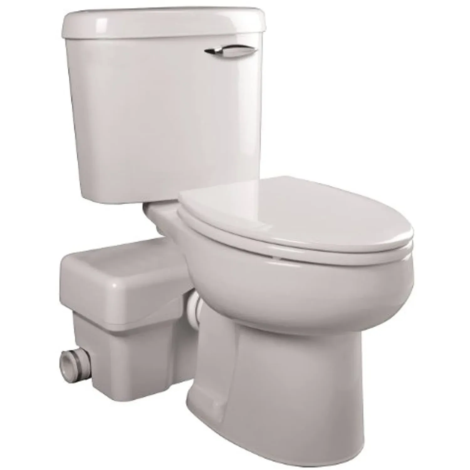 Liberty Pumps AscentII-RSW Complete Macerating Toilet System, Round