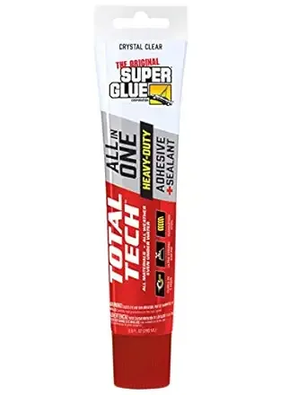 The Original Super Glue 11711002 Construction Adhesive Sealant Total Tech 9.8 oz Clear