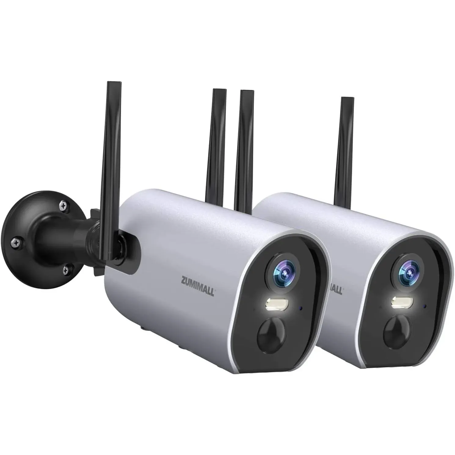 ZUMIMALL Outdoor Camera Wireless - 2K Battery Powered WiFi Surveillance Cameras ...