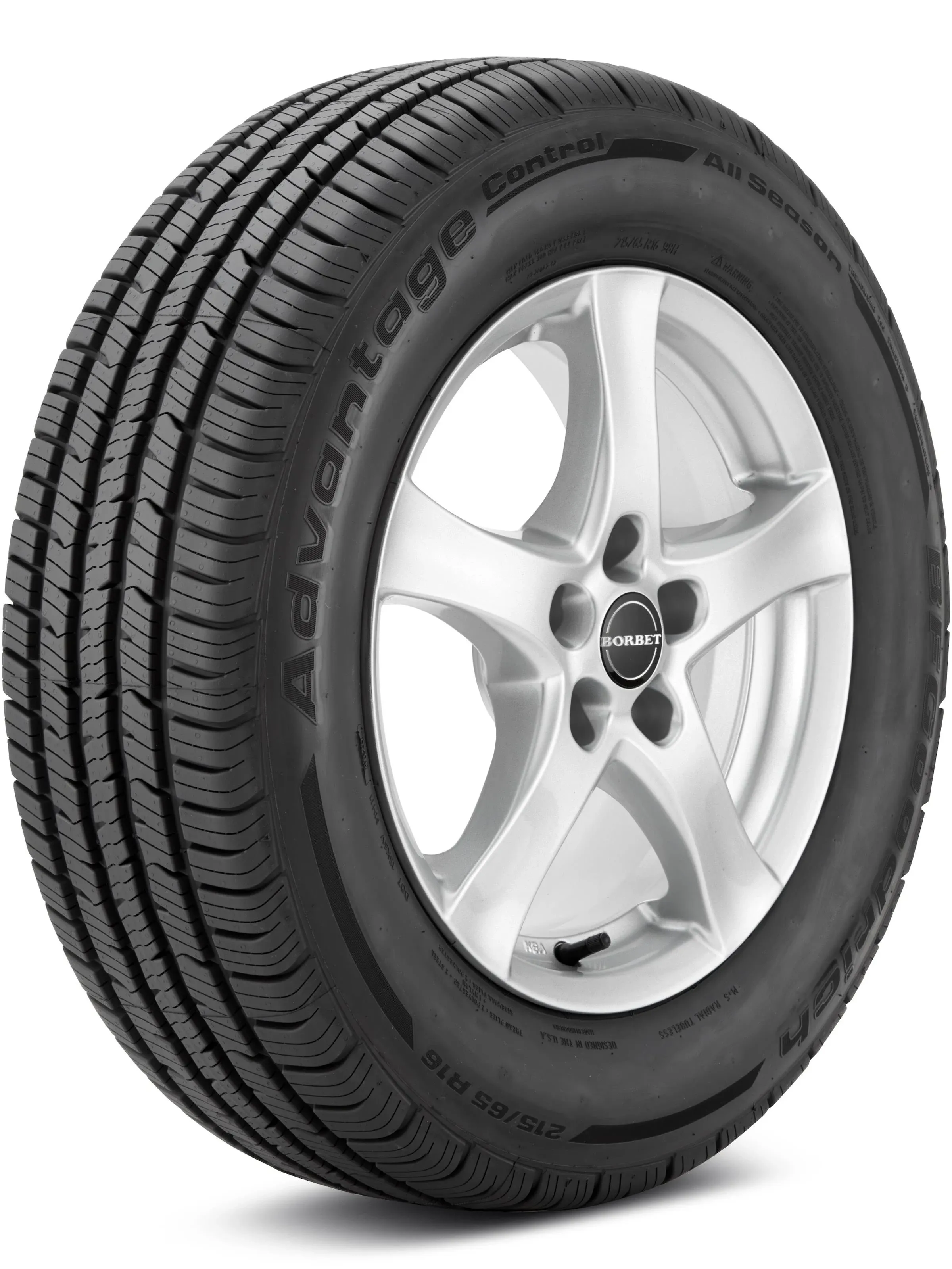 BFGoodrich Advantage Control All-Season Tire, Cars, CUVs 215/60R16 95H