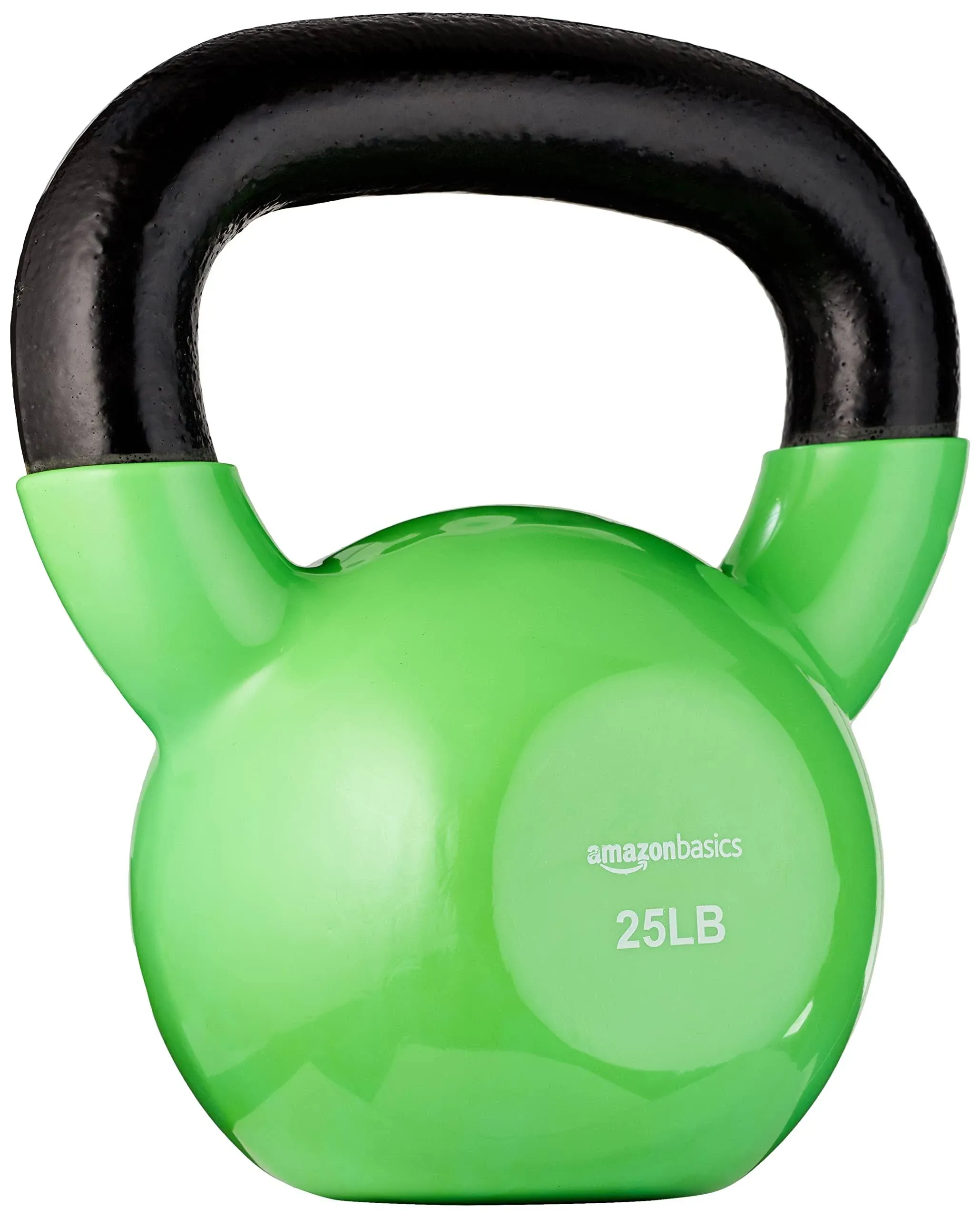 Amazon Basics Vinyl Coated Cast Iron Kettlebell