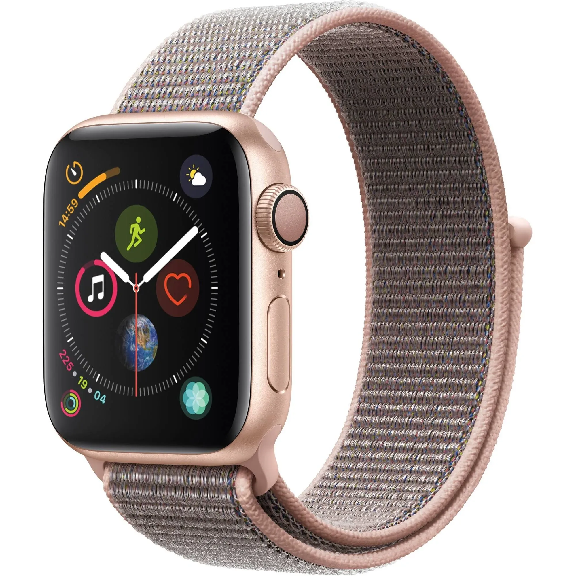 Apple Watch Series 4 (GPS, 40mm) - Gold Aluminum Case with Pink Sand Sport Band - Used (Good Condition)