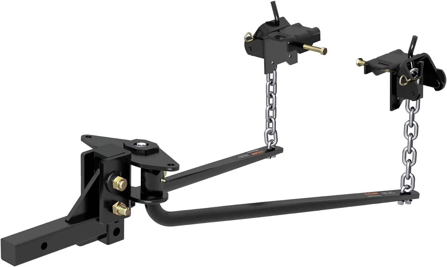 CURT 17057 Round Bar Weight Distribution Hitch 14K Tow Rating 2-Inch Shank - New