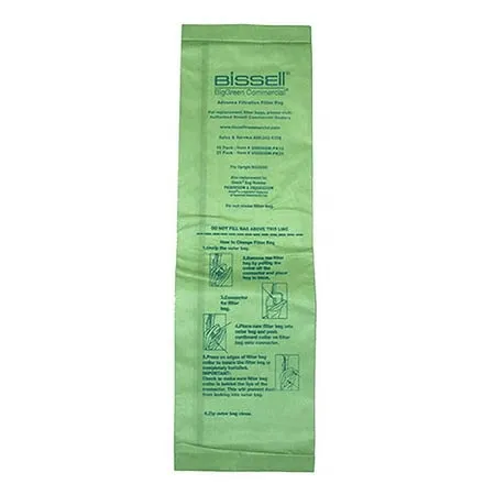 BISSELL BigGreen Commercial Vacuum Bags U8000-PK10