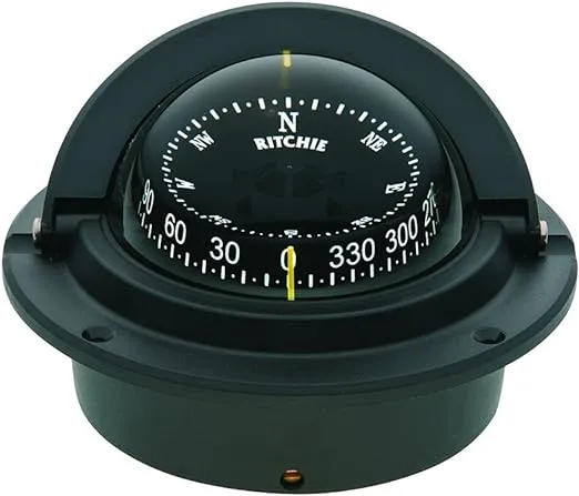 Ritchie Compass F-83 Flush Mount Voyager - Black