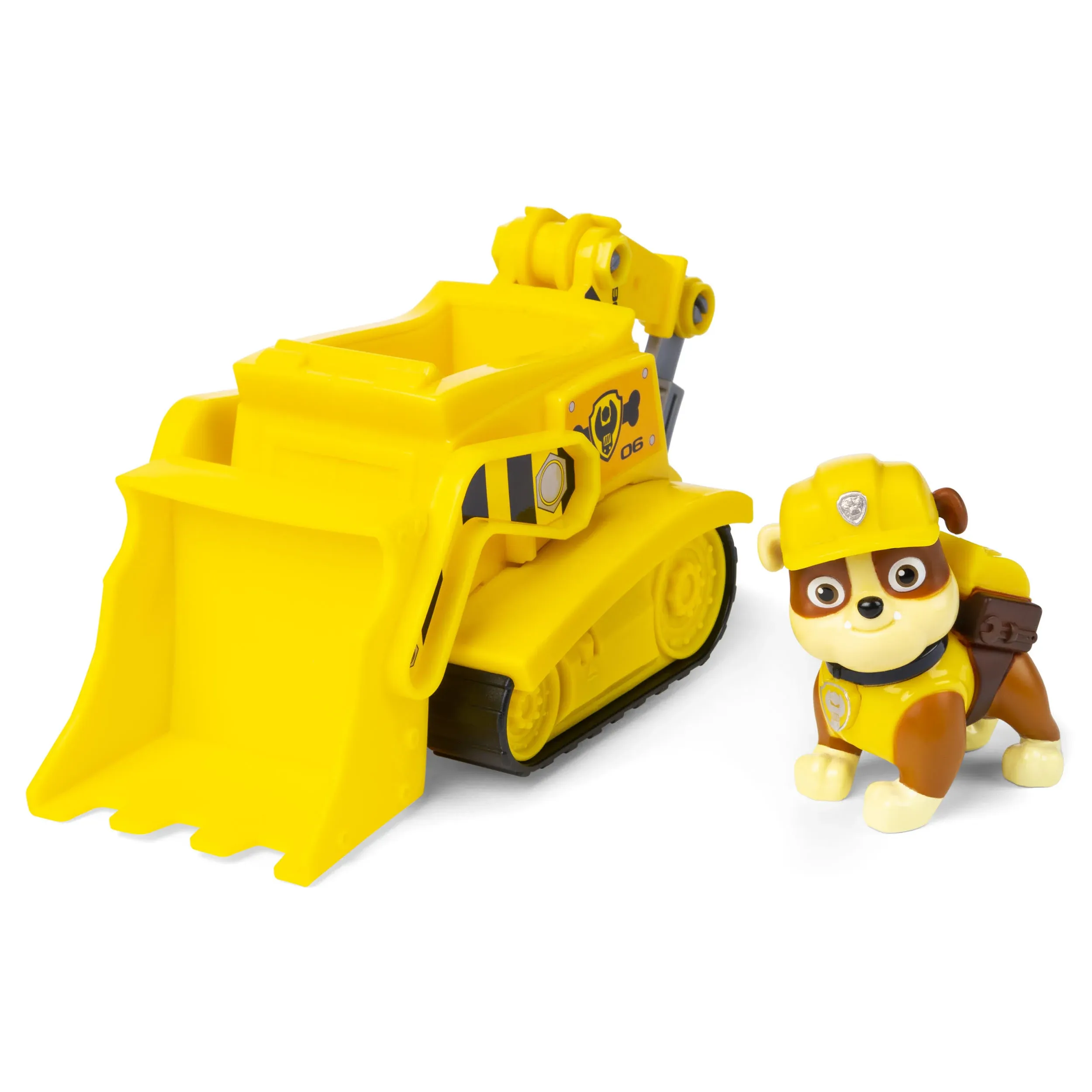 Paw Patrol Rubble’s Bulldozer Vehicle with Collectible Figure