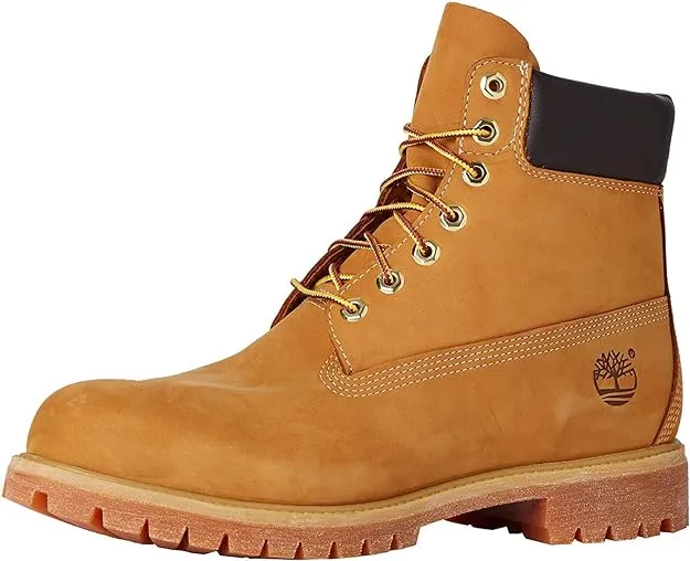 Timberland Men's 6 Inch Premium Boot, Wheat Nubuck, 11 M (US)