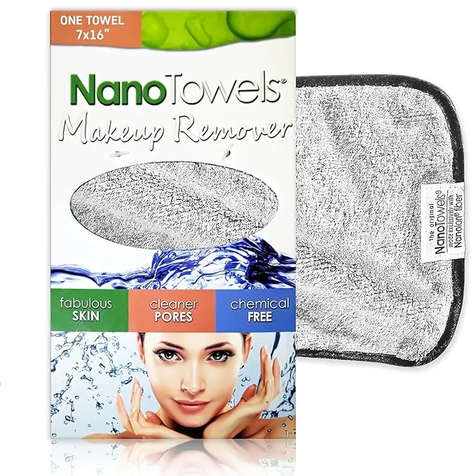 Nano Towel Makeup Remover Face Wash cloth. Remove Cosmetics Fast and Chemical ...