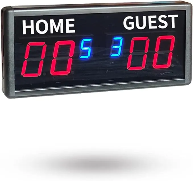 Ledgital Indoor Score Keeper, Electronic Ping Pong Scoreboard with Wireless ...