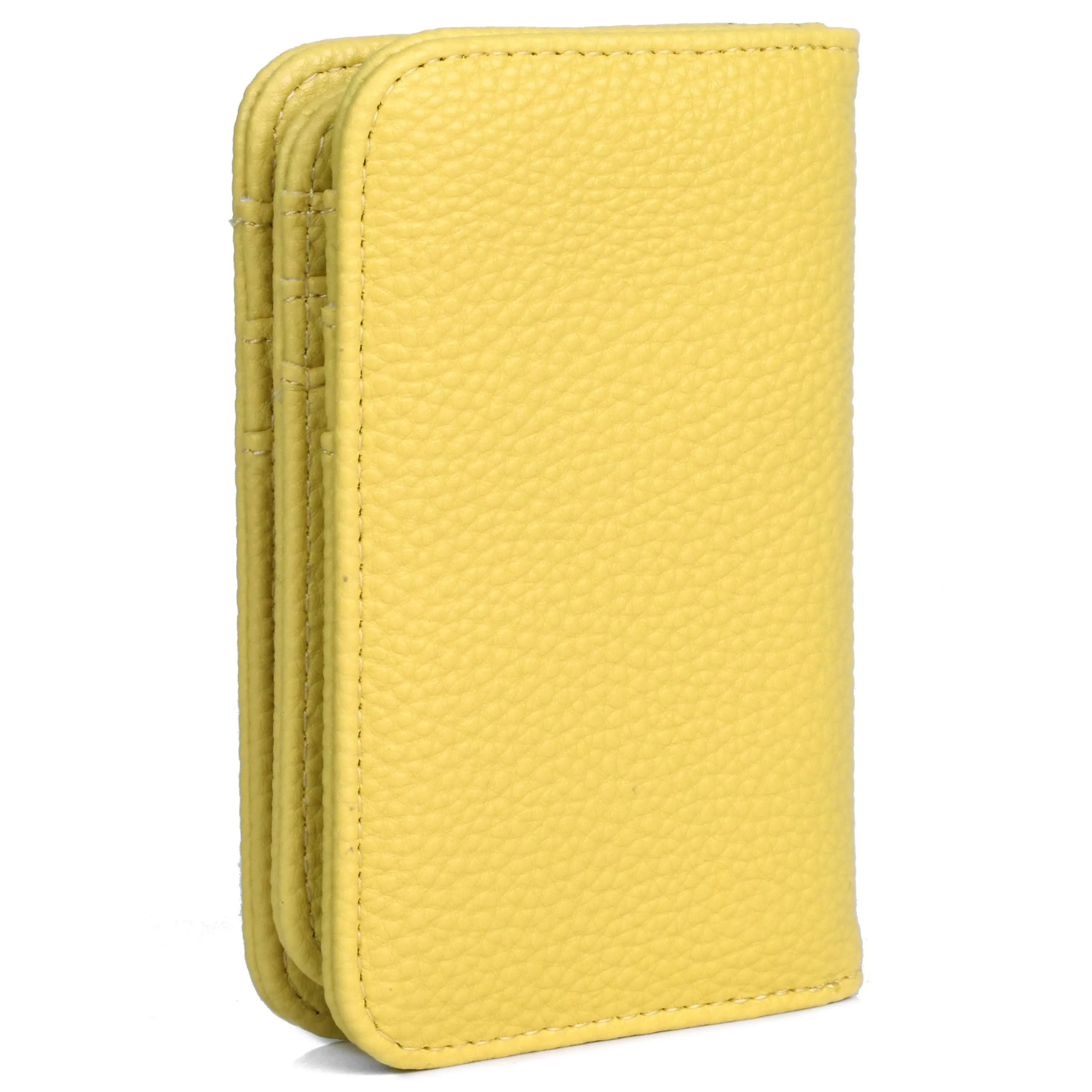 Julia Buxton Solid Pebble RFID-Blocking Snap Card Case