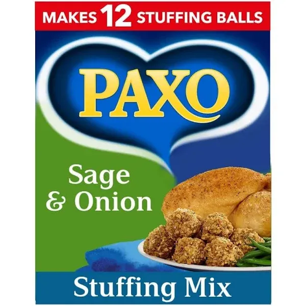 Paxo Sage and Onion Stuffing Mix - 85g - Pack of 4 (85g x 4)