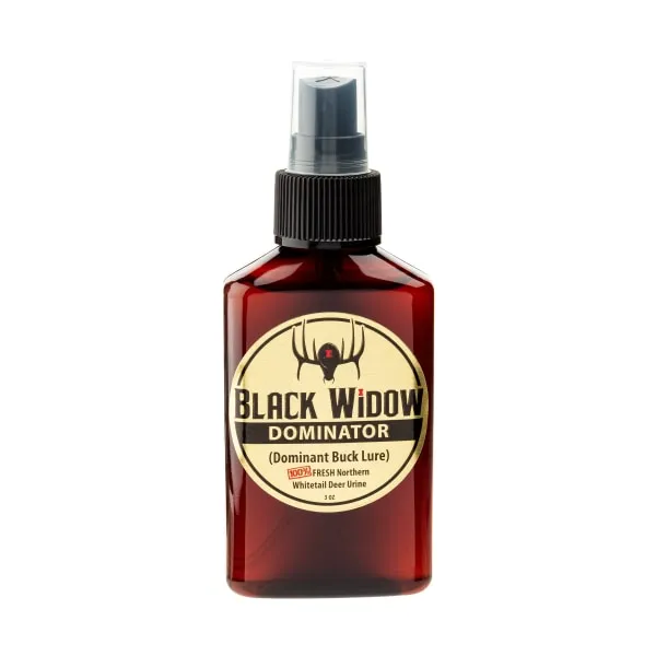 Black Widow Deer Lure Gold Label Northern Dominator Whitetail Buck Urine Deer Attractant