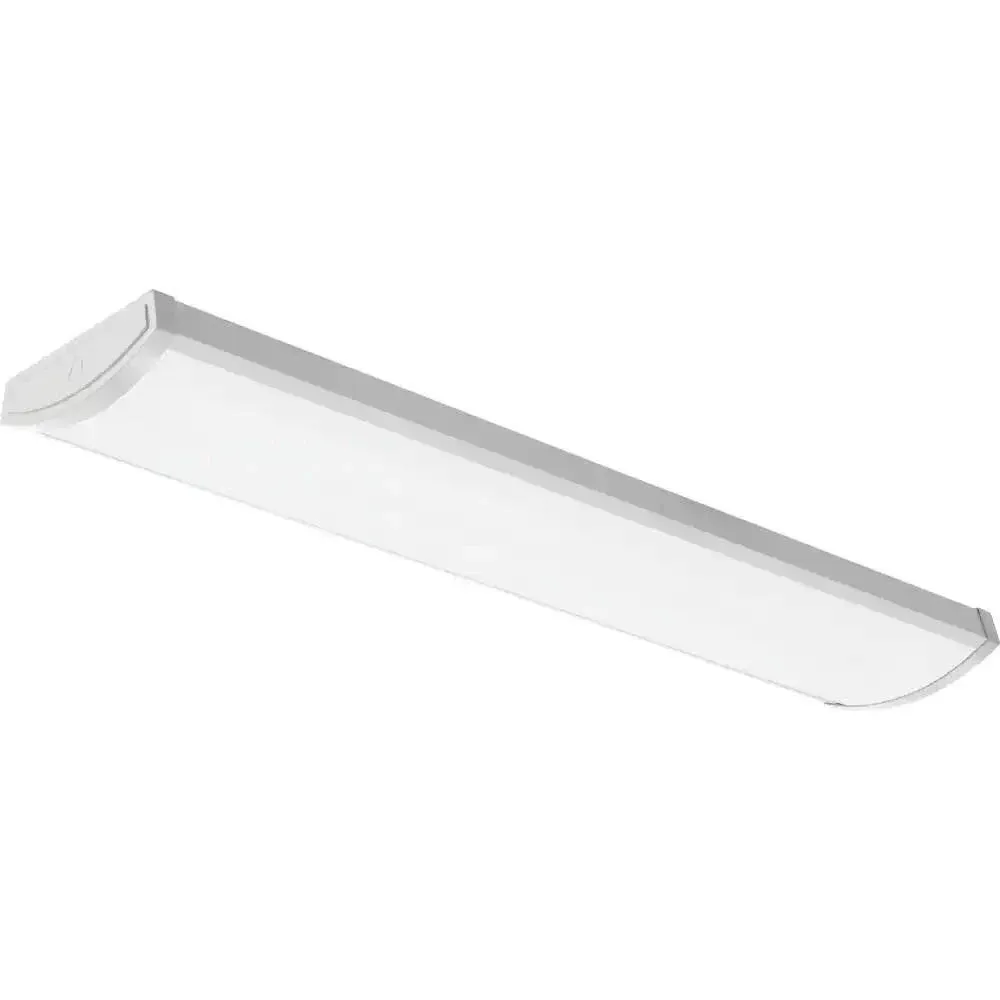 Lithonia Lighting FML4W 48 5000LM 840 TD 4-Foot FML4W 10-Inch Wide Housing 4000K Cool White LED Wraparound with Triac Dimming, White