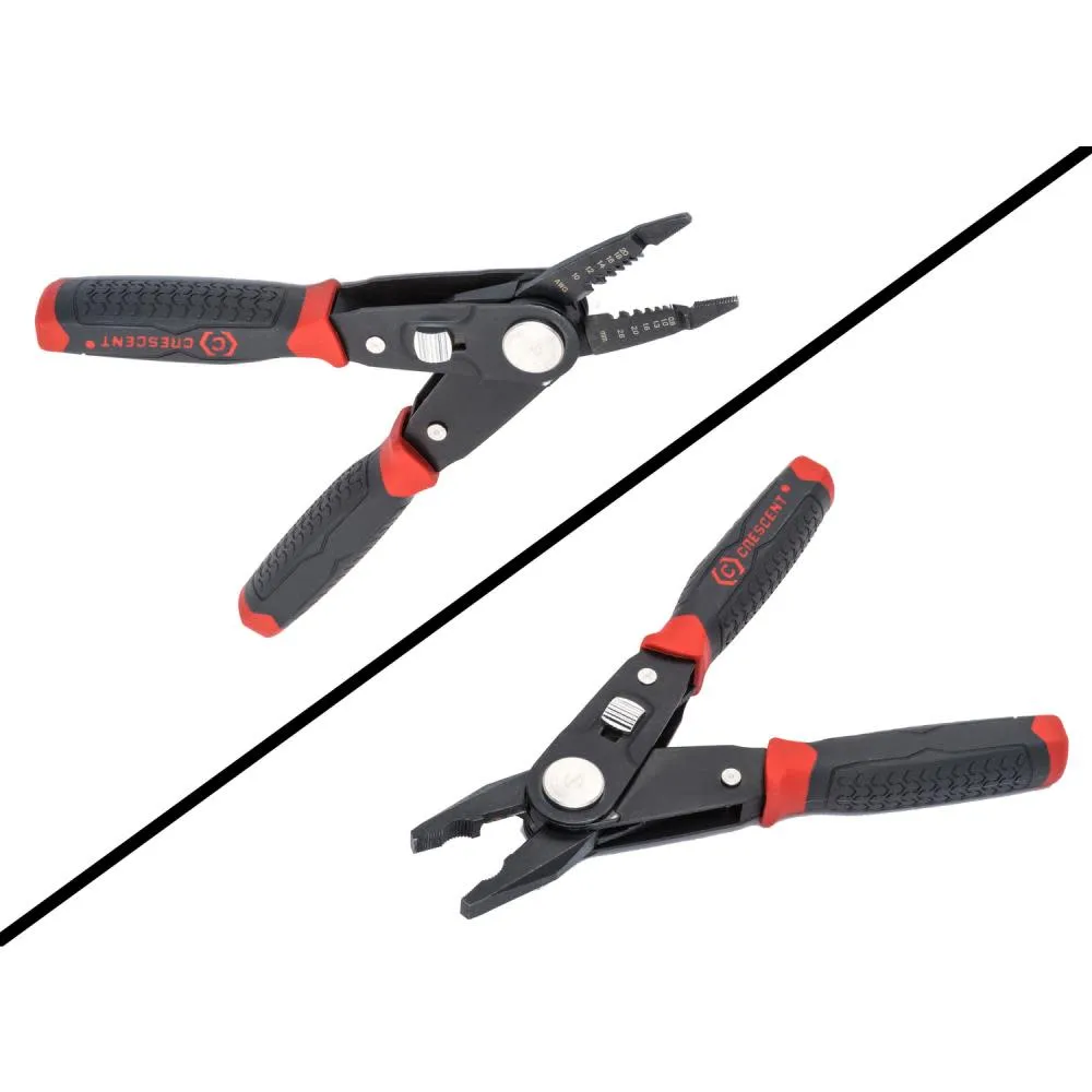 "Crescent 2 in 1 Combo Dual Material Linesman's Pliers and Wire Stripper"