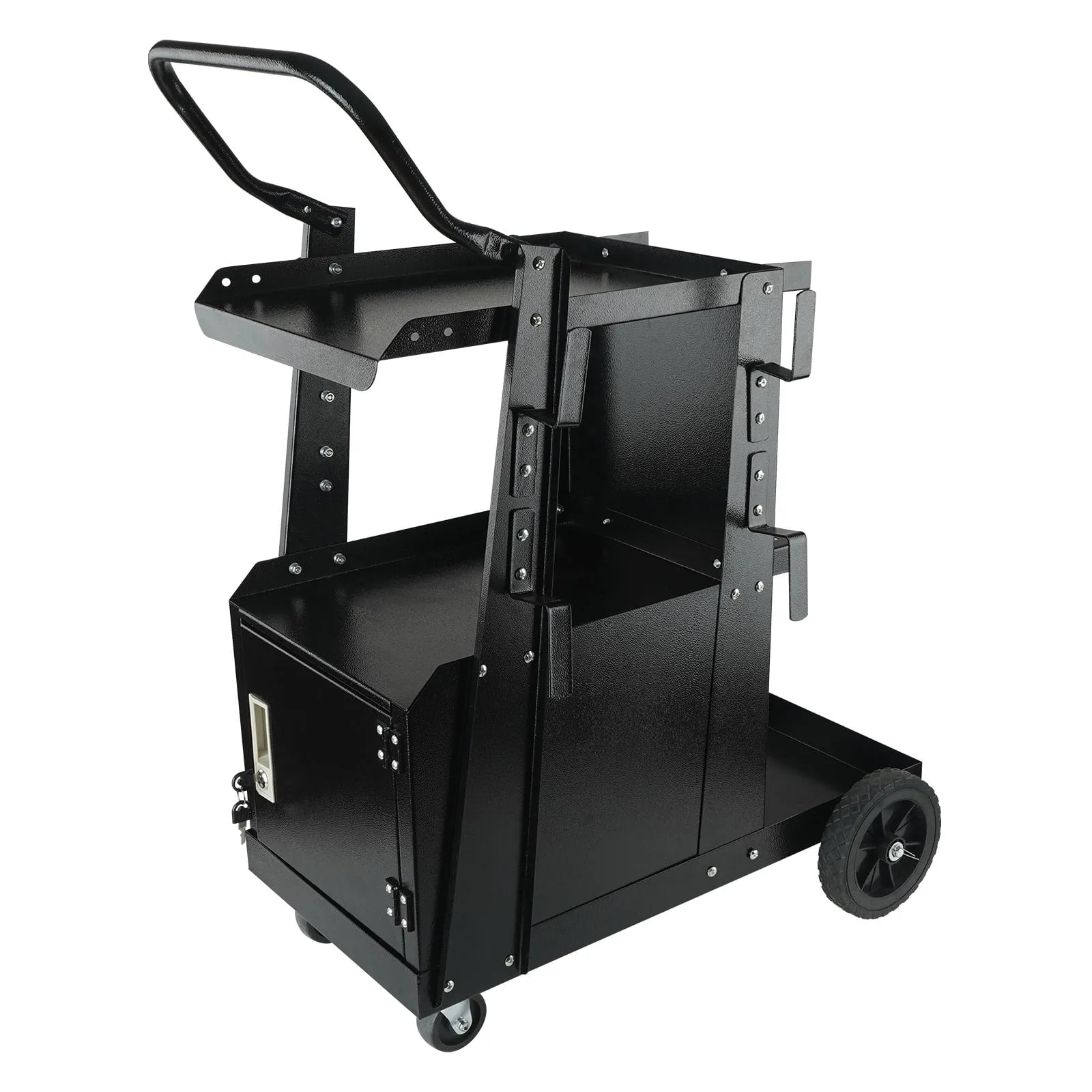 Welding Cart, 220 lbs Welder Cart with 4 Drawers, Welding Carts for TIG MIG Welder and Plasma Cutter