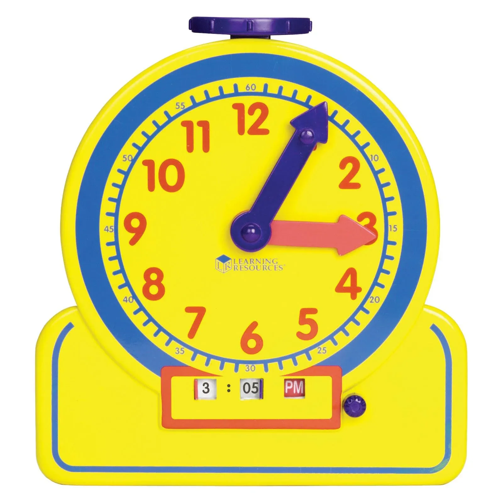 Learning Resources Primary Time Teacher Junior 12-Hour Learning Clock