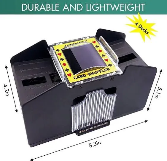 Automatic Card Shuffler of Playing Card, Uno, Texas Hold'em, Poker, Home Card ...