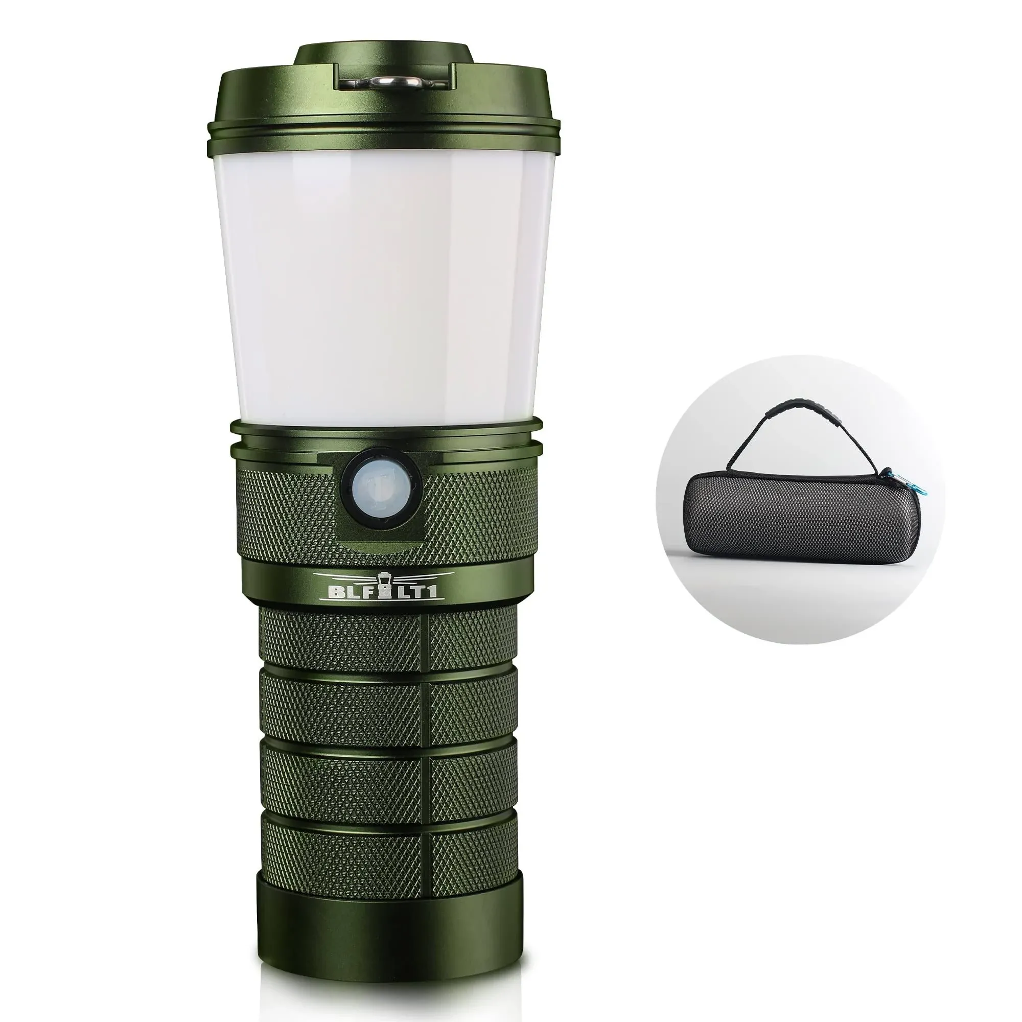 Sofirn BLF LT1 Camping Lantern Rechargeable, Led Lantern with 8X LH351D LED, 24 Hours Runtime in Medium Mode, Perfect Lantern Flashlight for Camping, Power Outages, Hiking, Fishing