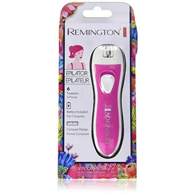 Remington Smooth & Silky Facial Epilator, Pink