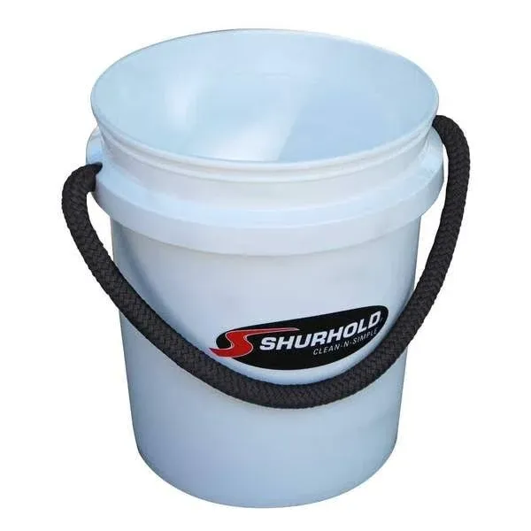 Shurhold World&#39;s Best Rope Handle Bucket - 5 Gallon - White