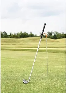 V-Shaped Golf Club Stand Keeps Your Clubs Clean, Dry & Visible, V-Stick Club Stand Made of Highly Durable Stainless Steel - Easy to Carry Golf Club Holder