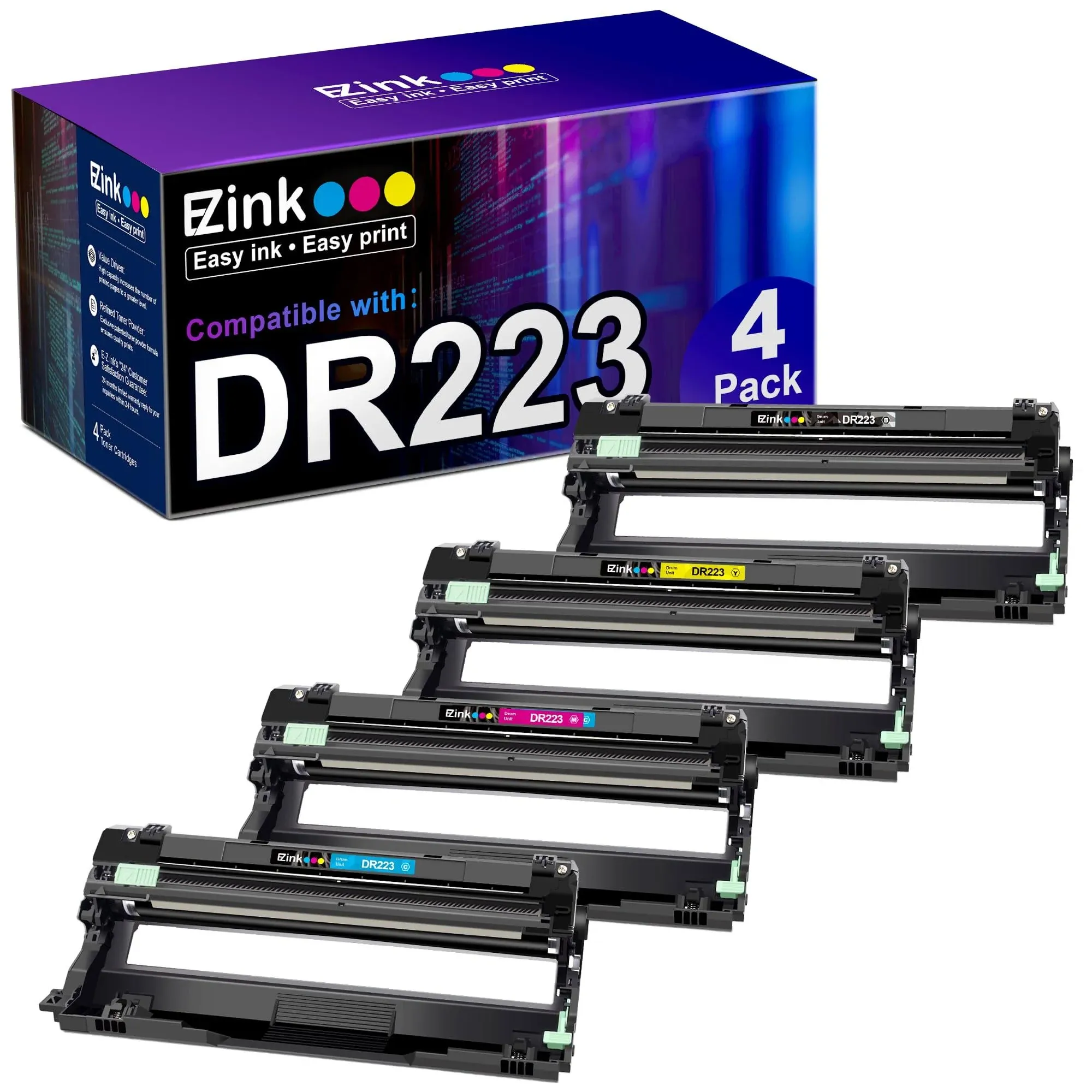 E-Z Ink Compatible Drum Unit Replacement for Brother DR223CL DR223 DR-223 Compatible with Mfc-l3770cdw Mfc-l3750cdw Hl-l3230cdw Hl-l3290cdw