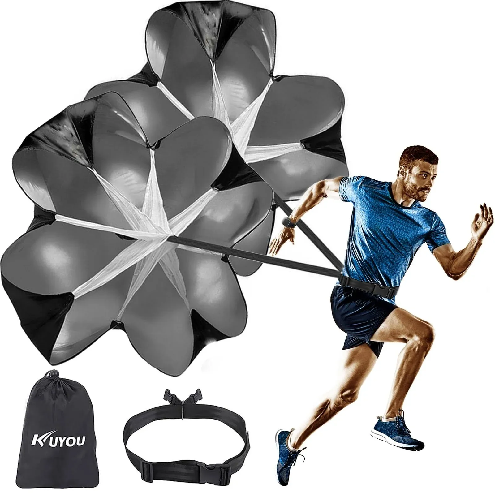 Running Speed Training Resistance Parachute Acceleration Fitness  56-Inch