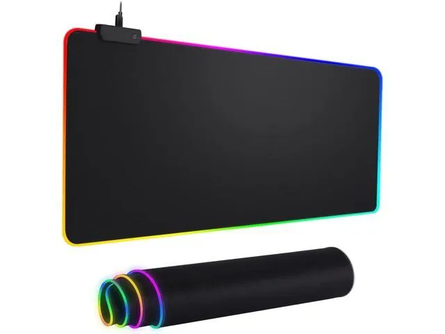 KEHIPI RGB Mousepad Led Mouse Pad, Large Mouse Pad, Led and Big Mouse mat