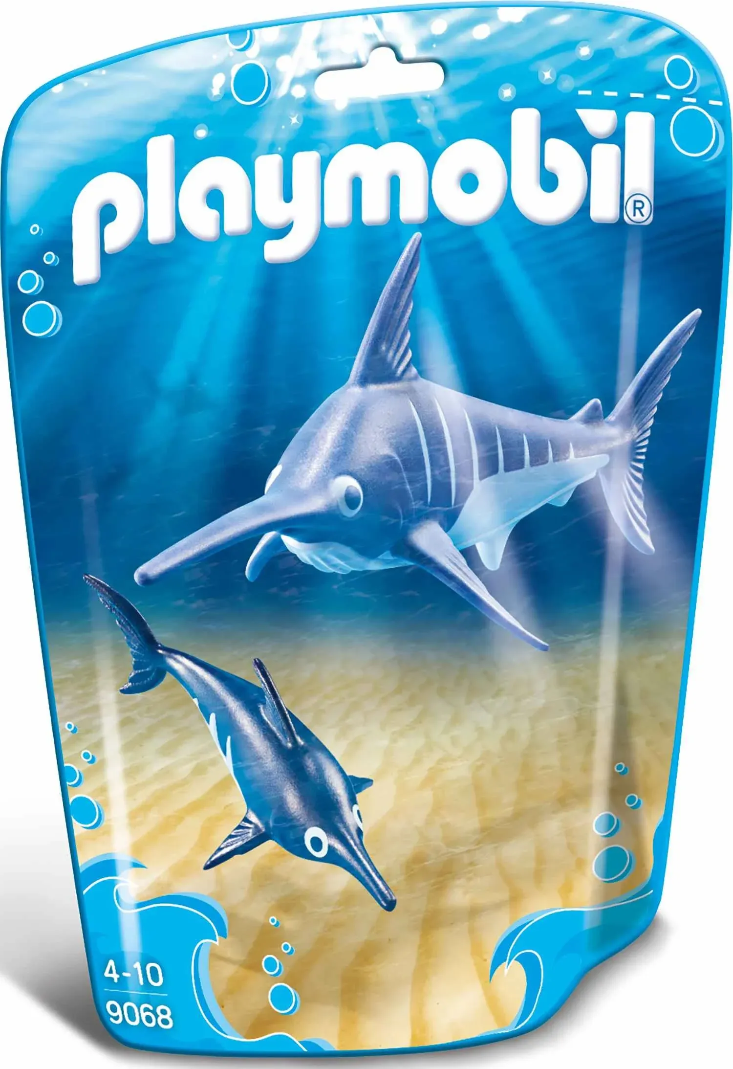 playmobil 9068 setnr. blue fish sword fish use ocean 3953 4479 3951 sea water