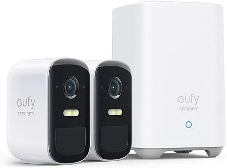 eufy Security eufyCam 2C Pro Wireless Home Security Add-on Camera, 2K Outdoor Battery Camera, Night Vision