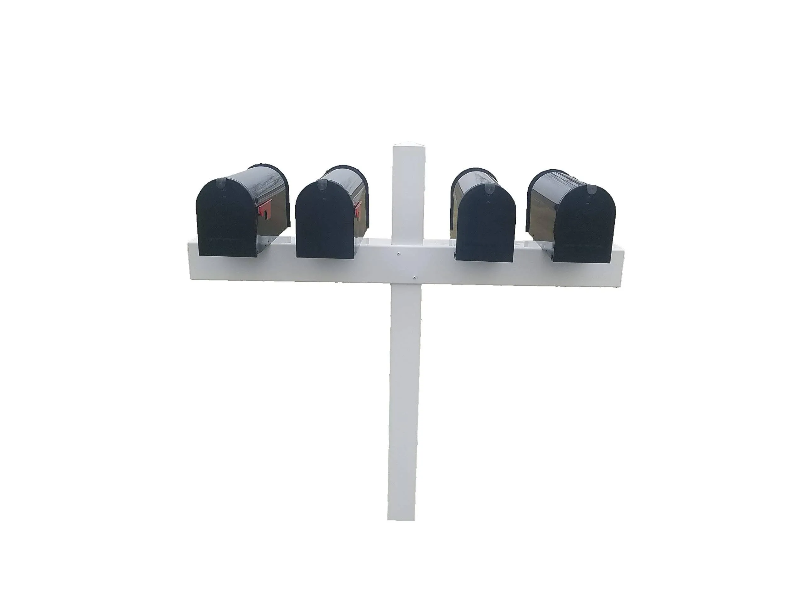 for 4 Mailboxes, 54-in x 54-in, White, Vinyl Sleeve